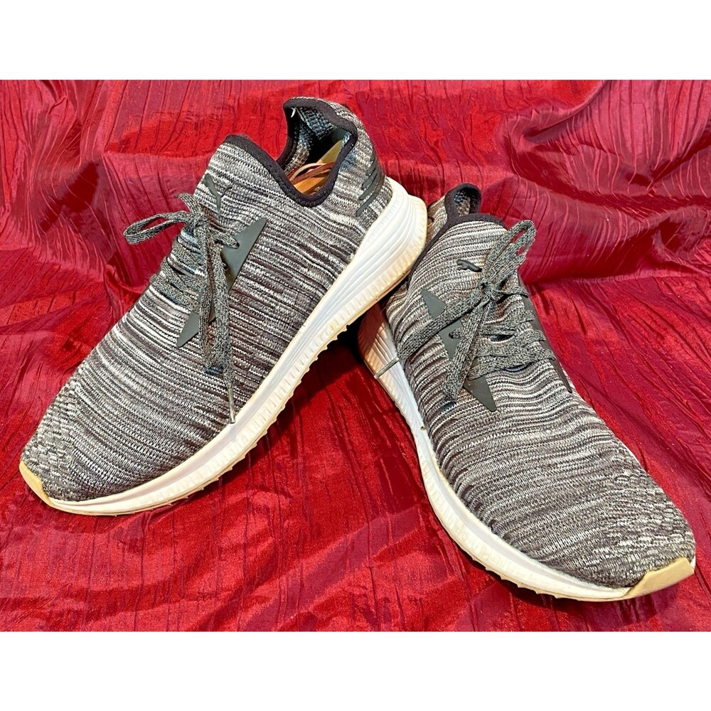 Mens Puma Ignite Variegated Gray Knit SlipOn Sneakers sz 10